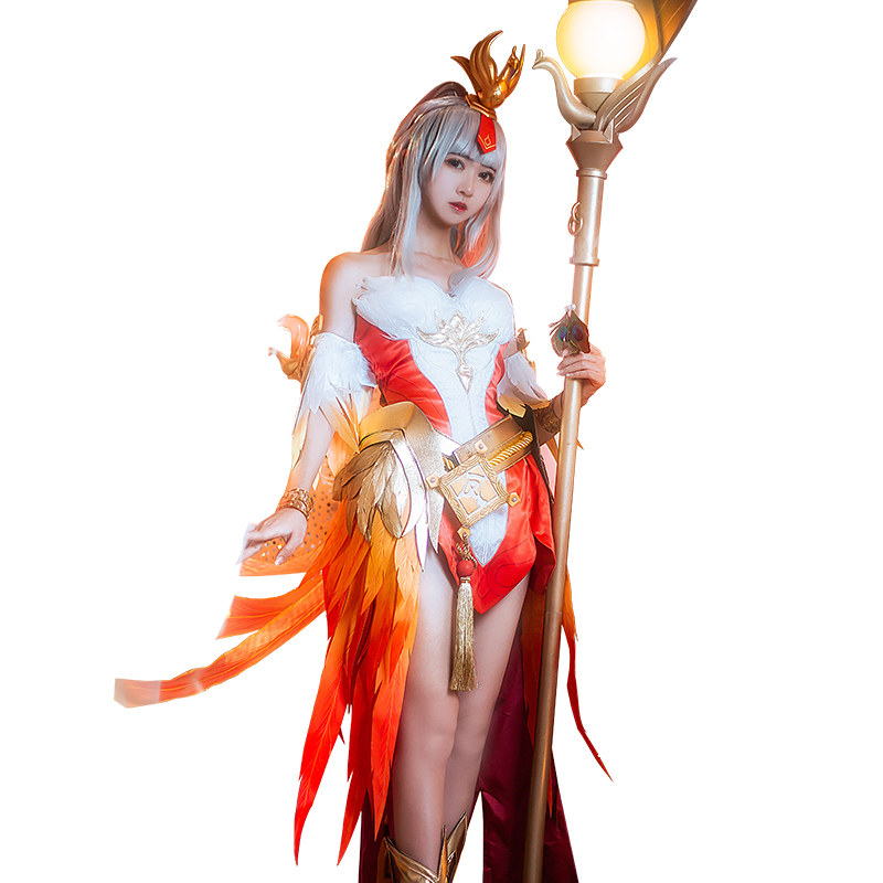 漫有引力王者荣耀cos服凤凰于飞王昭君皮肤cosplay服装女假发全套
