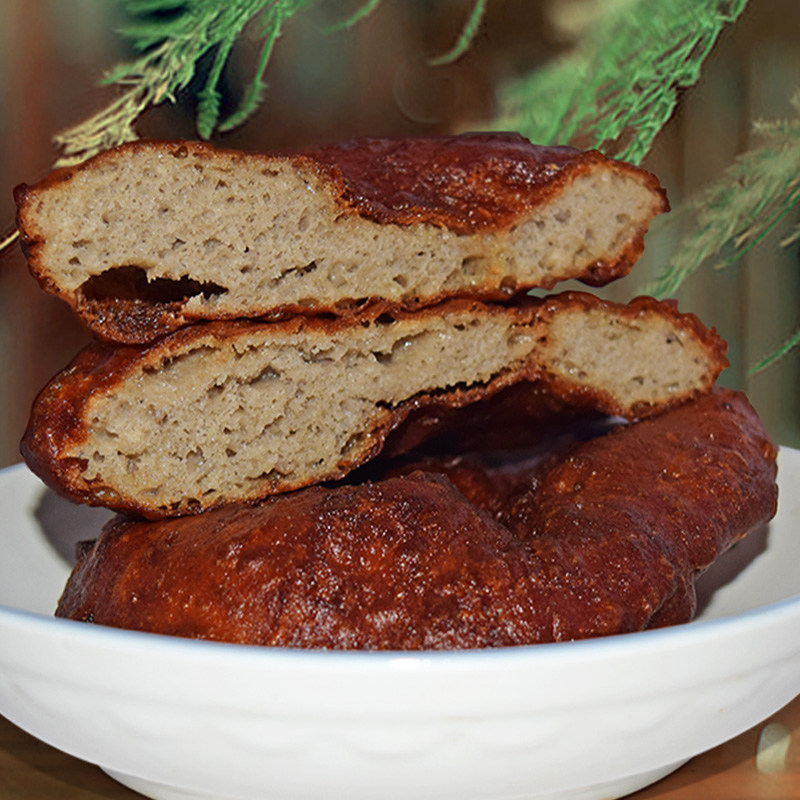 甘肃庆阳陇西小吃零食特产陇西荞面葱花油饼农家胡麻油油馍馍包邮