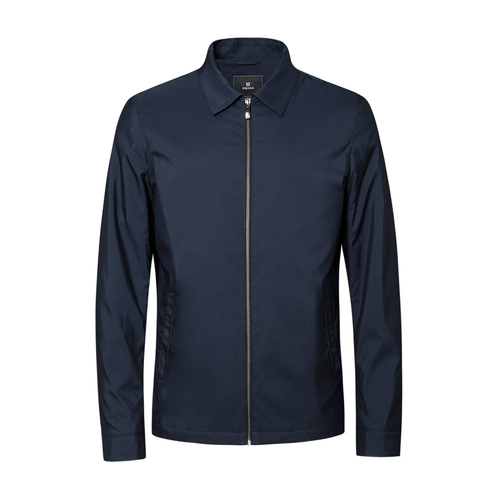 九牧王男装翻领夹克秋季 中年商务休闲绅士上衣薄款男士