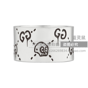 蓝灵鼠正品代购2018新款Gucci古奇 女士戒指