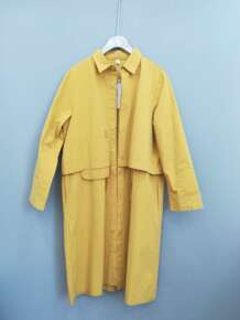 2018春夏新款女士纯色收腰风衣AL86115