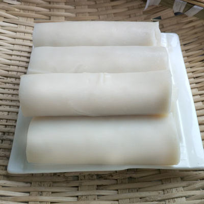 贵州遵义特产 凉拌米皮卷粉粉皮裹粉 美味街边小吃送调料400g包邮
