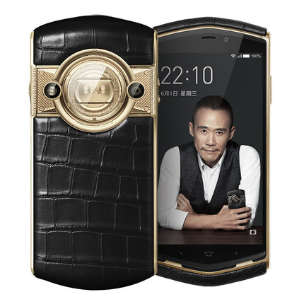 「支持私人定制」 vetas v9 小牛皮风尚版轻奢安全商务手机正品_7折