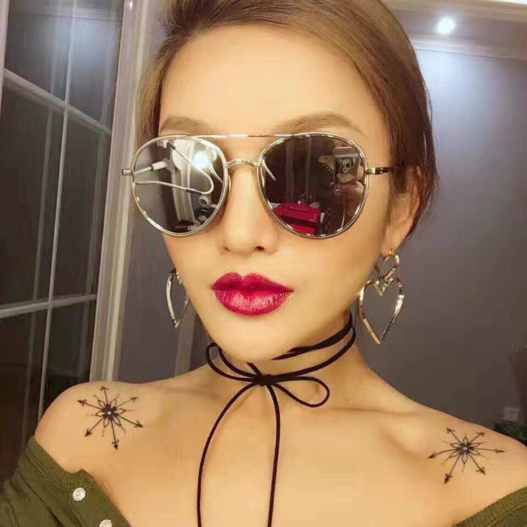 时尚前卫经典太阳镜欧洲站女明星同百搭高端蛤蟆潮墨镜2017款优惠券