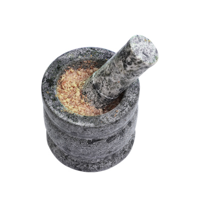 捣蒜器石臼青石天然家用大号蒜臼子厨房蒜泥器捣药罐蒜窝子压蒜器