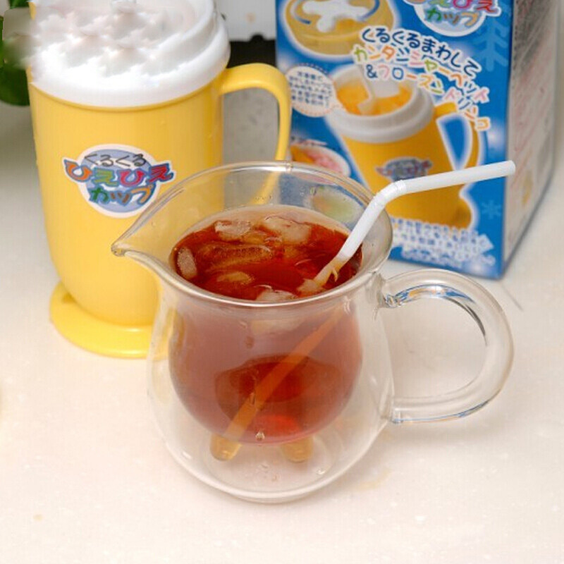 手动碎冰机刨冰机日本进口碎冰器手摇刨冰机家用奶茶冰淇淋沙冰机