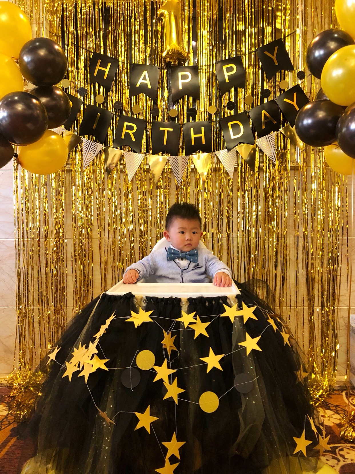 一折生日拉旗套餐_宝宝一周岁生日布置装饰品儿童气球套餐主题男孩