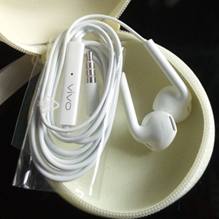 vivo手机耳机原装正品 vivov3a vivox7plus y55a半入耳式线控包邮