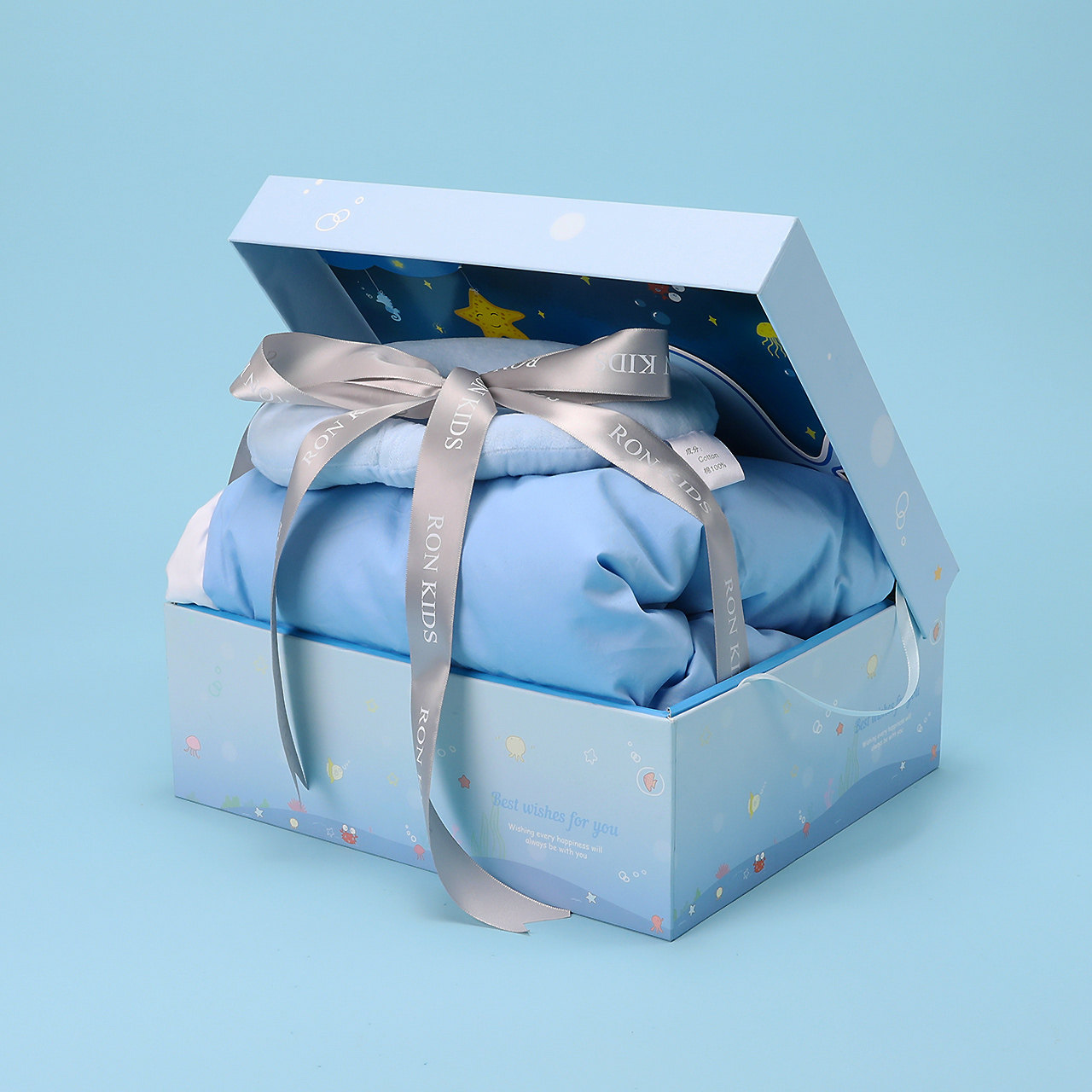 日本购新生儿礼盒冬季婴儿套装纯棉睡袋刚出生宝宝衣服母婴用品满