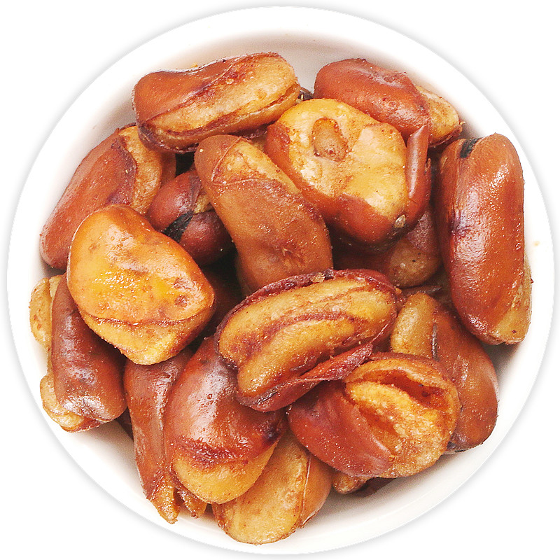 琦王牛肉豆500g×4袋(4斤)兰花豆休闲零食香辣味馋豆香酥蚕豆农家 去