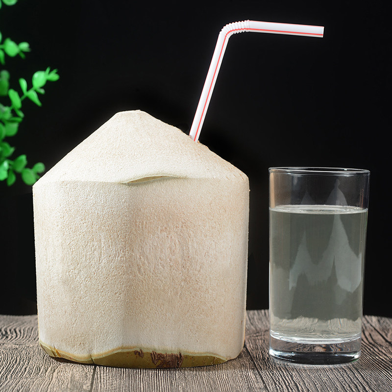 海南椰青去皮椰子热带新鲜水果4只装送开椰器吸管多省包邮优惠券