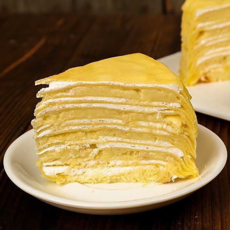 时刻陪你榴莲千层蛋糕