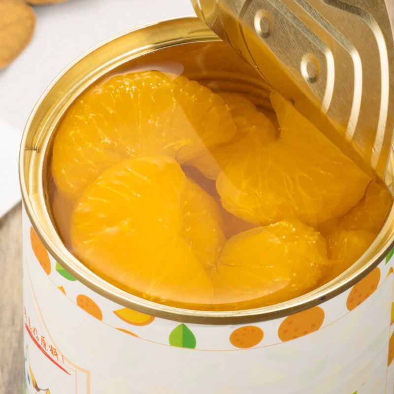 苏厨娘桔子罐头425g*5罐糖水橘子罐头新鲜桔子砀山水果罐头整箱