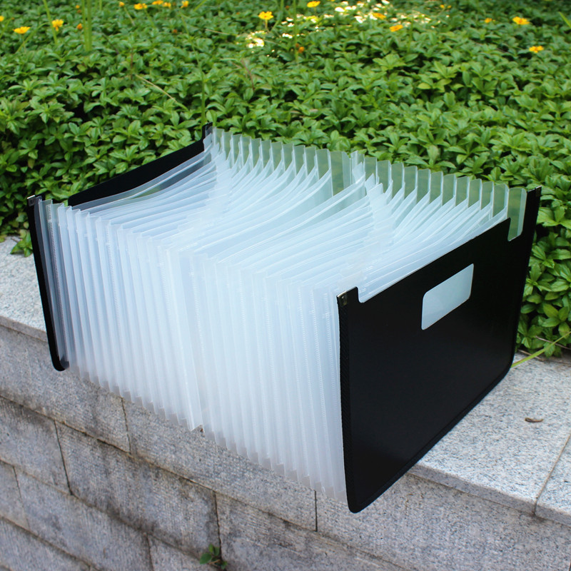 韩版学生风琴夹文件夹24层风琴包a4多层分类试卷资料收纳包票据袋