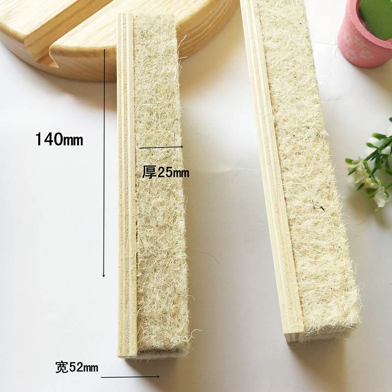 无静电家用粉笔擦教师专用黑板刷全棕粉笔字140*60*25黑板擦6个装