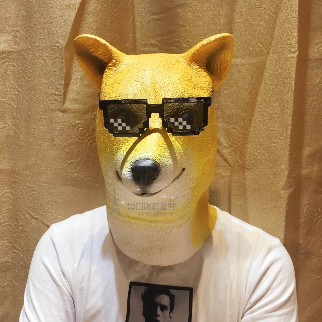 狗头套面具 哈士奇