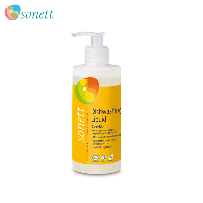 德国进口sonett索奈特洗洁精金盏花香高浓缩果蔬清洁洗涤剂300ml