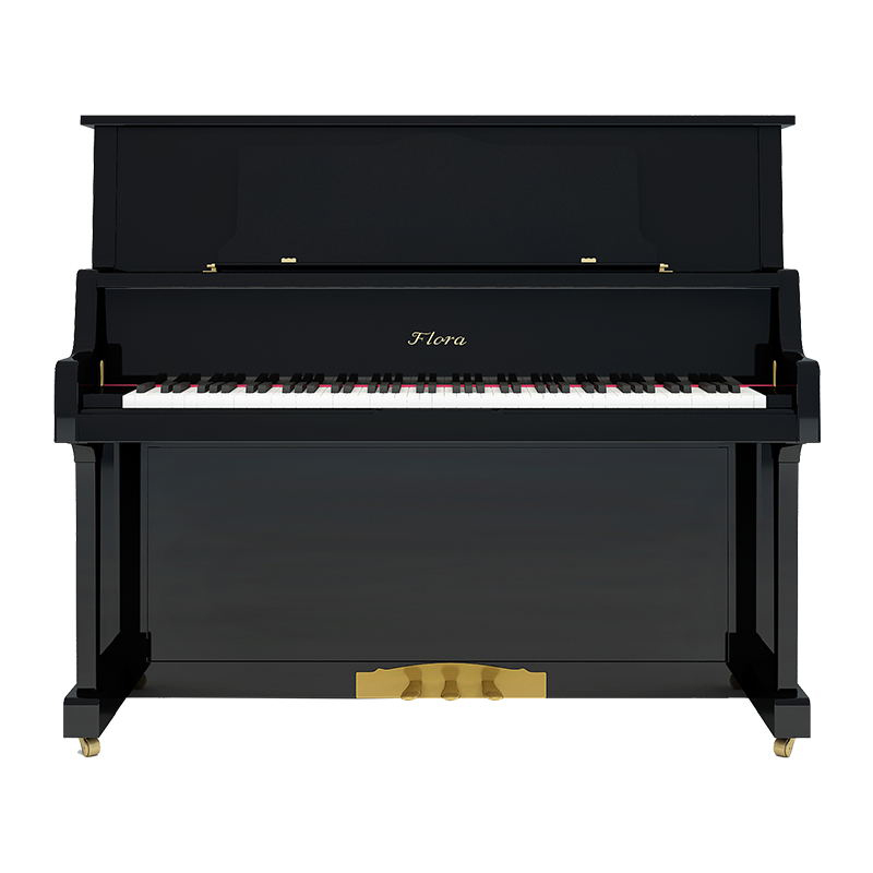 日本flora/弗洛拉全新立式钢琴f126 家庭教学专业级高端演奏钢琴