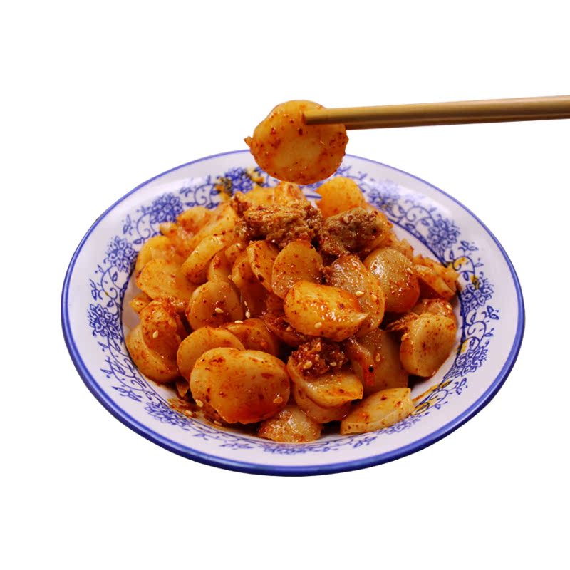 陕西西安清真美食小吃凉皮粉宝鸡面皮岐山擀面皮呱呱拌面筋 包邮