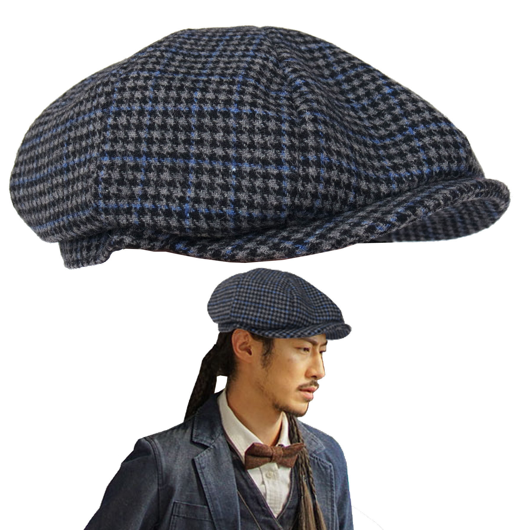 一折画家帽 男 老年