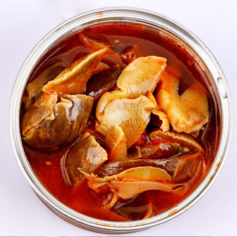 麻辣即食海螺肉切片280克灌装香辣小海鲜特产小吃