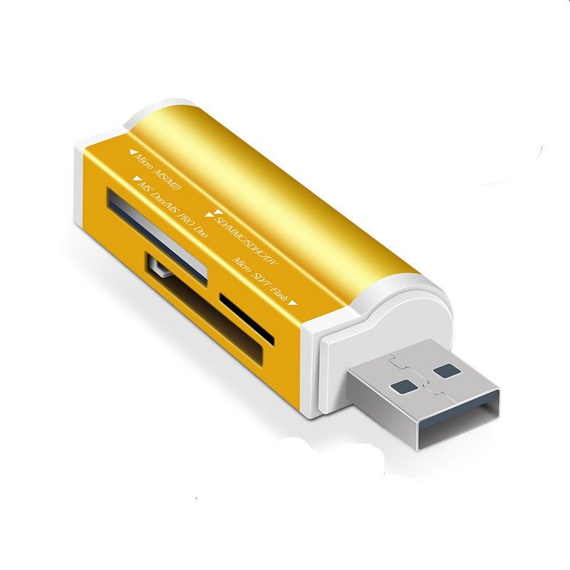 读卡器 小型 通用_接口通用读写器cf卡usb无线小型照片读卡器多合一