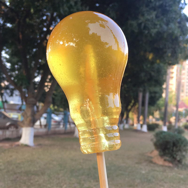 恶搞创意礼物_灯泡糖 棒棒糖恶搞创意生日手工网红电灯大糖果非空心