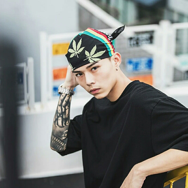 头巾男 头带男