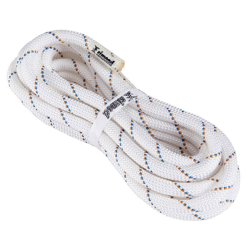 去购买 这款攀岩绳采用的是非常优质非常坚韧非常耐磨的尼龙丝索材质