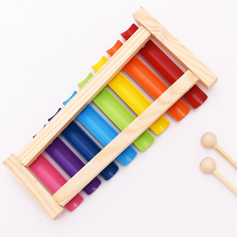 婴幼儿童手敲琴八音琴益智音乐玩具婴儿宝宝早教小木琴敲敲琴女孩