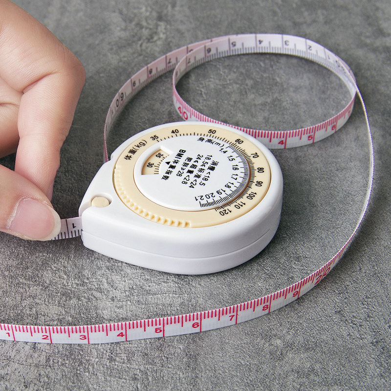热销软尺_迷你自动伸缩卷尺便携式量衣三围尺随身测量软皮尺子腰围尺