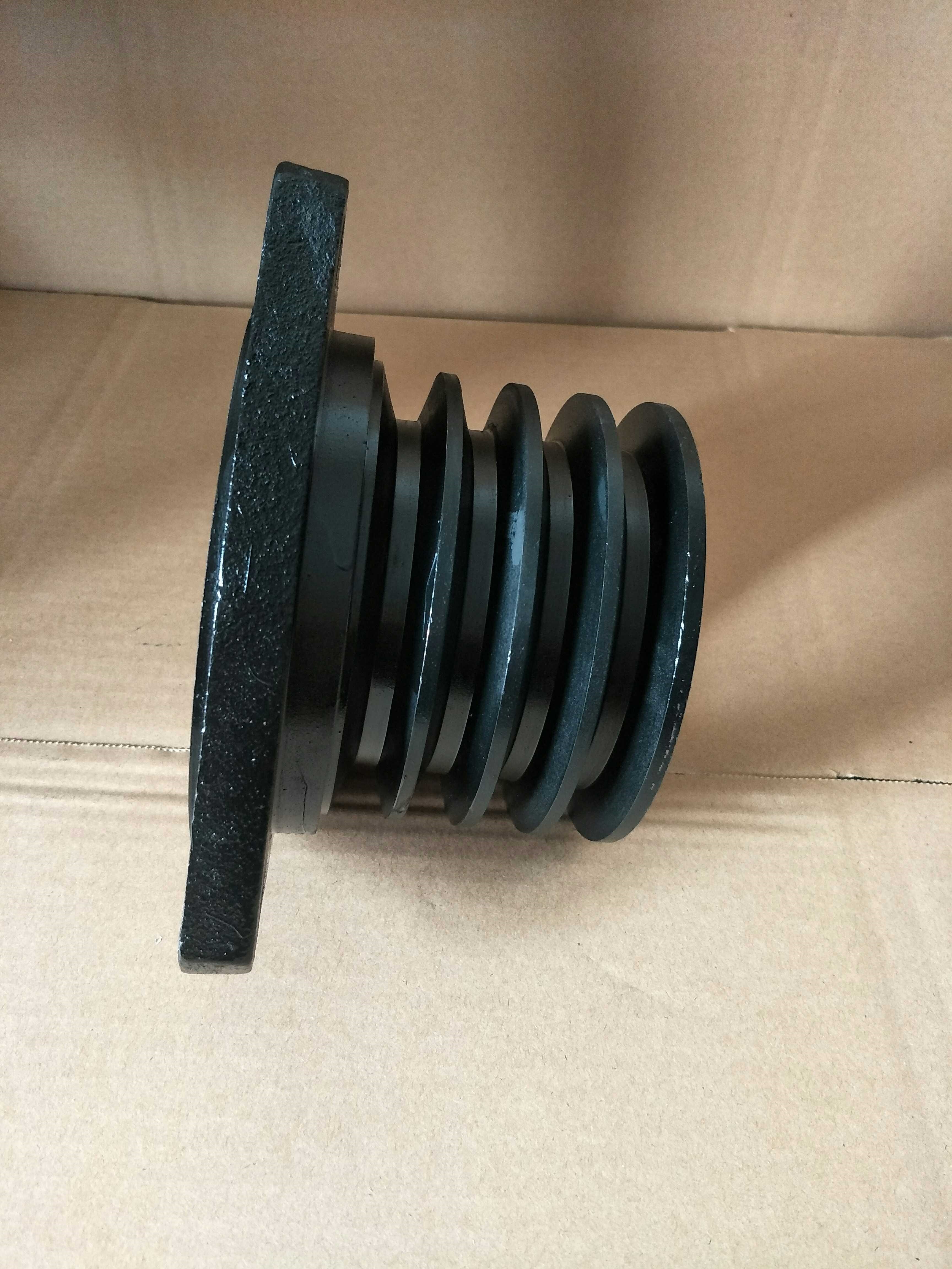 皮带轮柴油机皮带轮皮带盘三角带轮v型膨化机铸铁加大四槽单杠