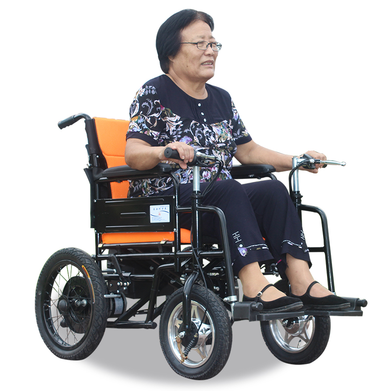 泰合电动轮椅老年代步车可锂电折叠轻便残疾人老人四轮电动轮椅车