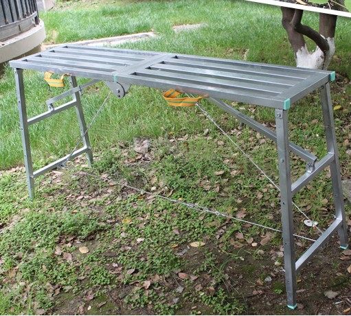 工架插拍摄油漆多功能梯子马凳支架工具马镫便捷加固折叠保护加厚