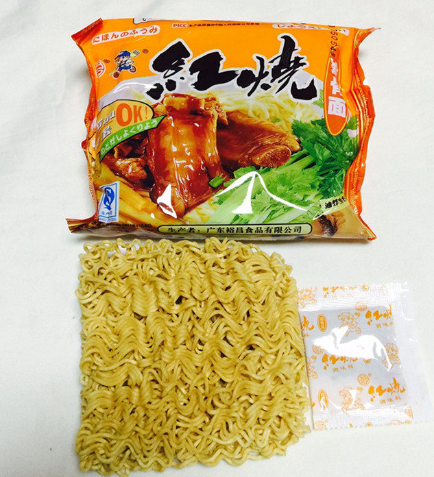 裕昌 红烧排骨面 方便面 干吃面 干脆面 速食面46克20包起包邮