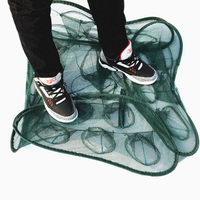 自动捕鱼工具地龙抓鱼神器传统加重网鱼渔具便携捕鱼小龙虾围网鱼