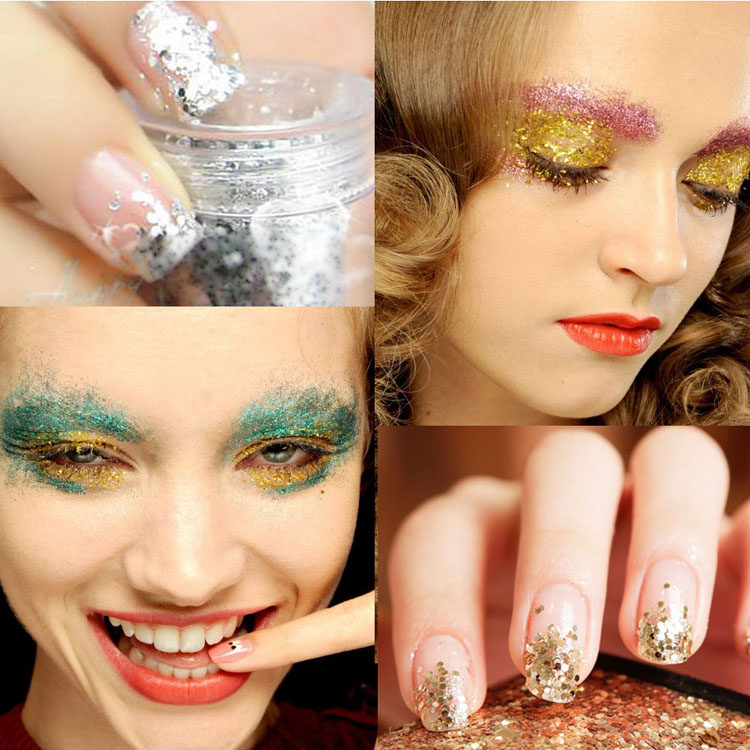 闪亮眼影粉 闪光_星星粉闪亮闪粉亮片闪片亮粉舞台妆儿童演出眼影化妆