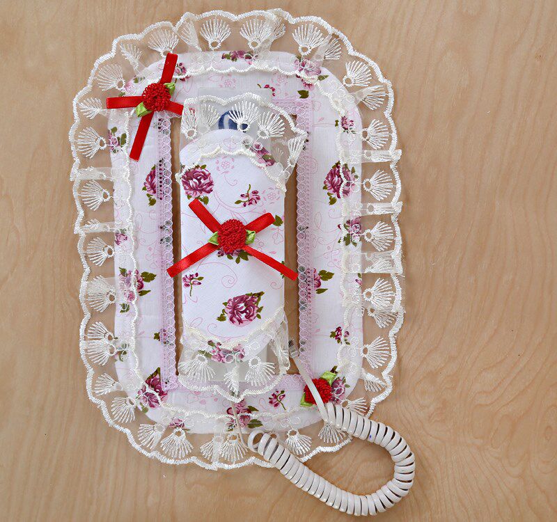 欧式门铃防尘套楼房门铃电话套对讲门铃套布艺