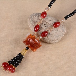 天珠毛衣链的编法