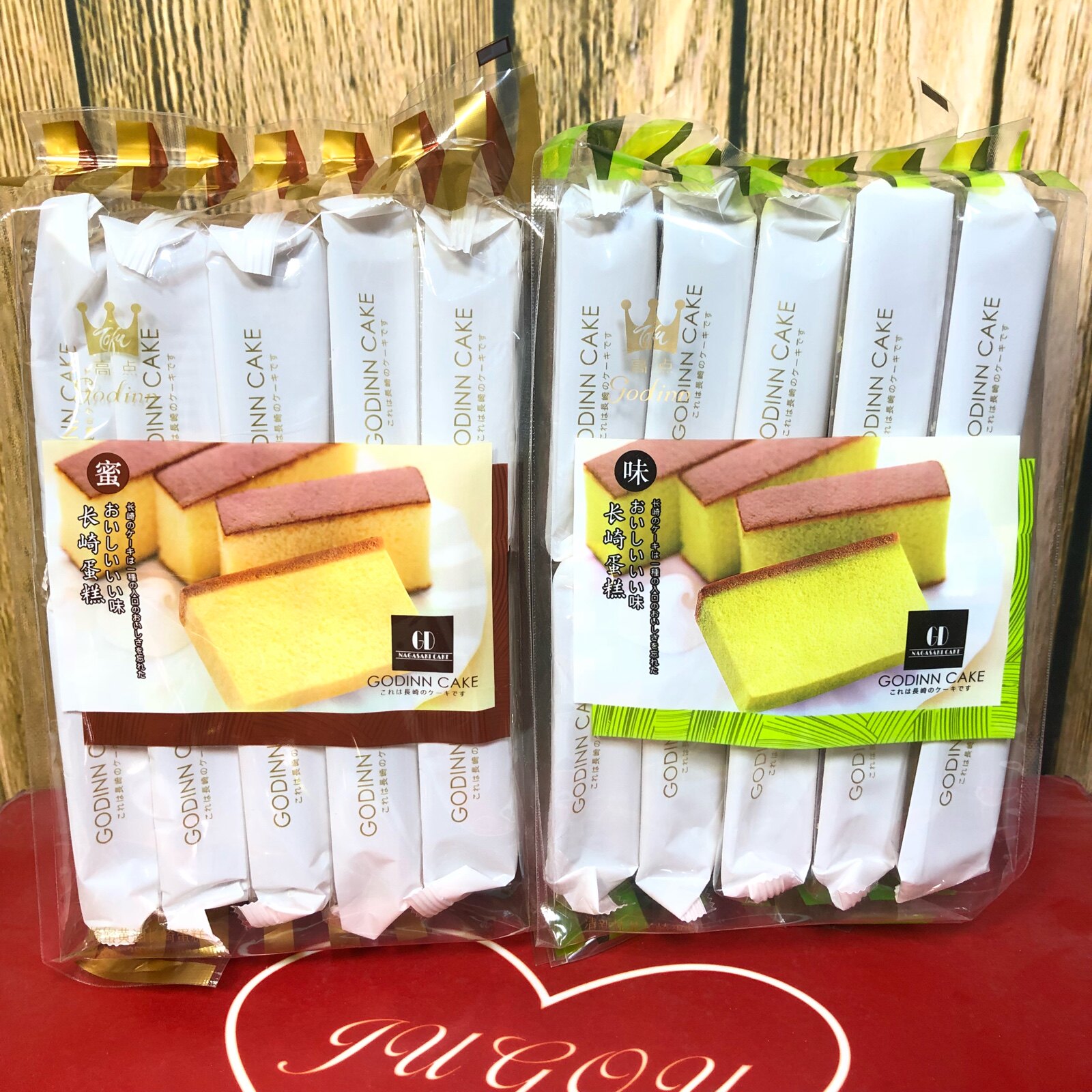 长崎蛋糕_日本风味抹茶长崎蛋糕360g 独立包装十枚 休闲糕点 新日期