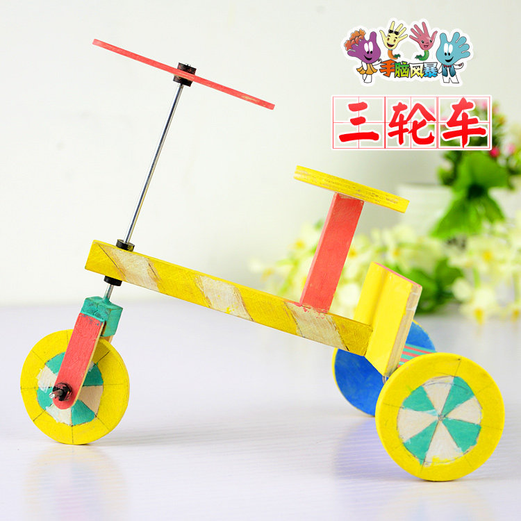 特价创客教育套件_大童玩具2018新款科技创新小发明手工木制品diy材料