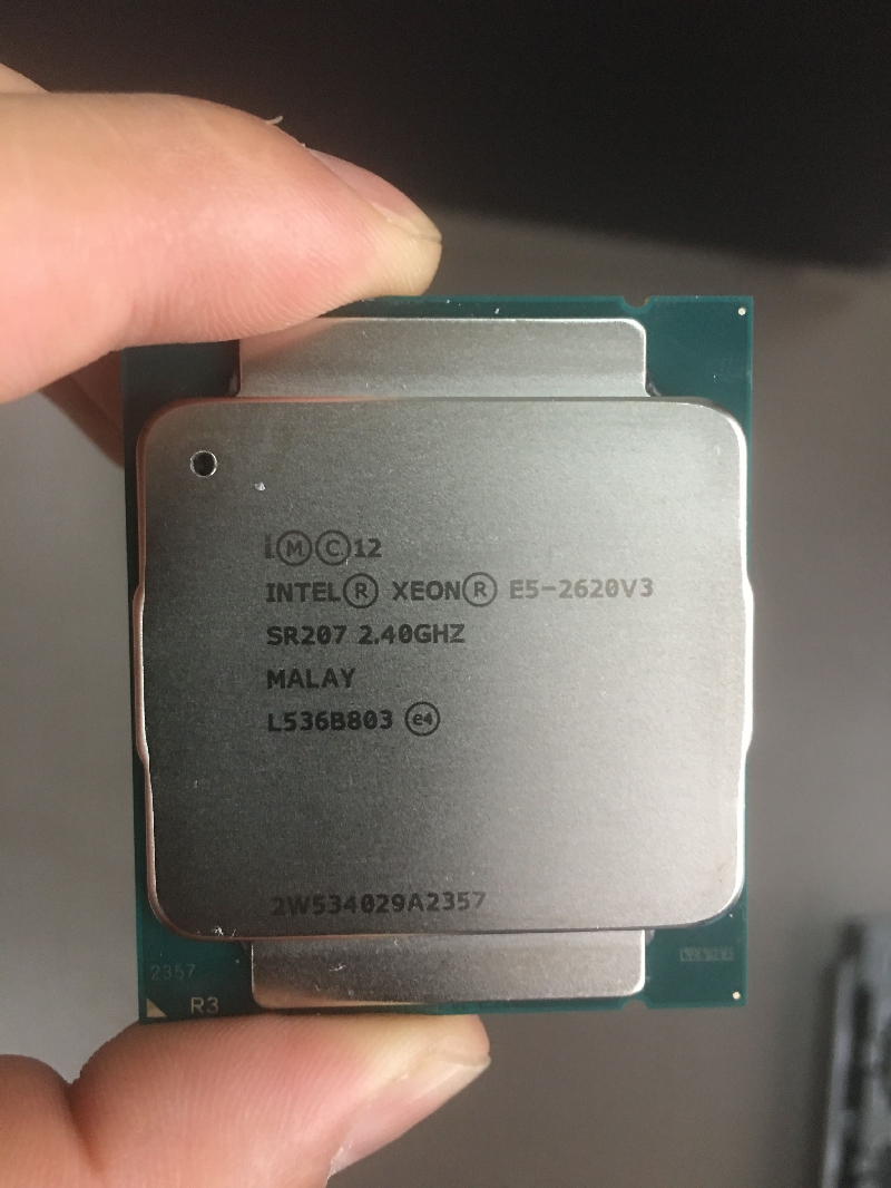 intel/英特尔 e5-2620v3 sr207 服务器cpu2680v3 有量有优惠
