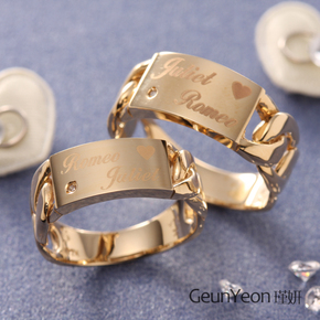 戒指刻字 英文