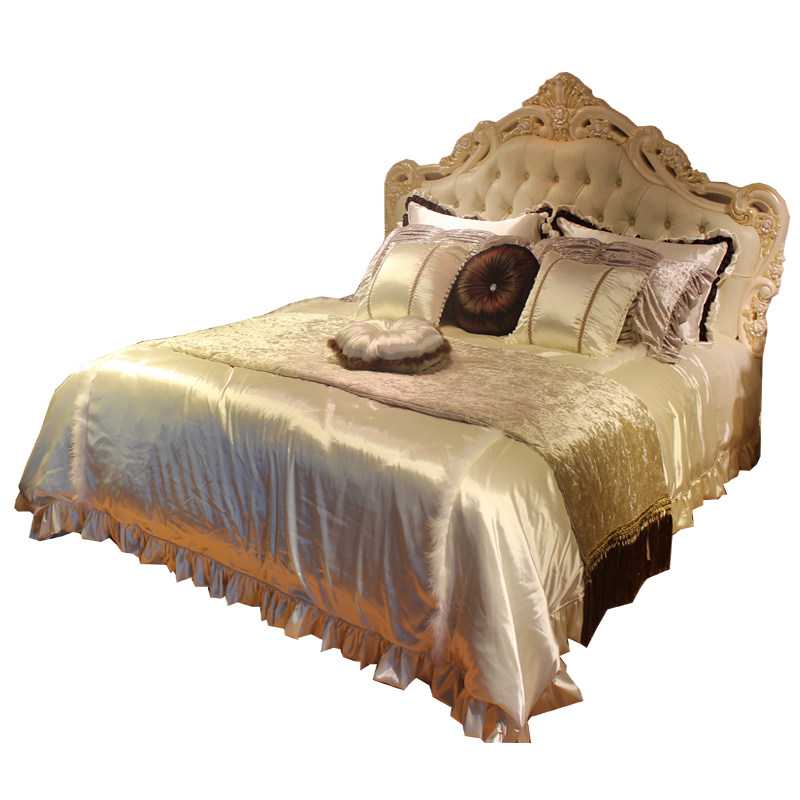 欧式法式样板房奢华床上用品高档别墅美式软装床品家纺多件套定制