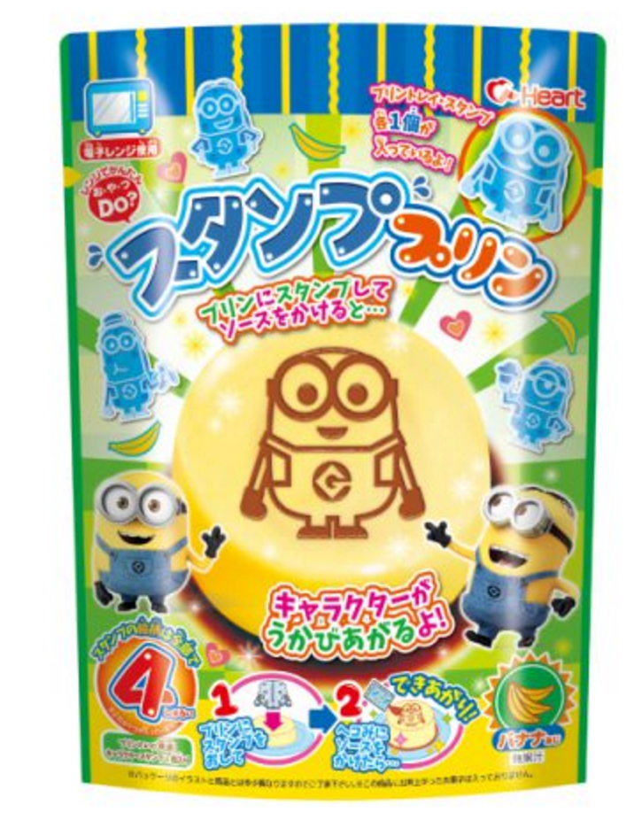 日本食玩 手工_日本食玩【新品】heart小黄人布丁diy手工糖果玩具布丁
