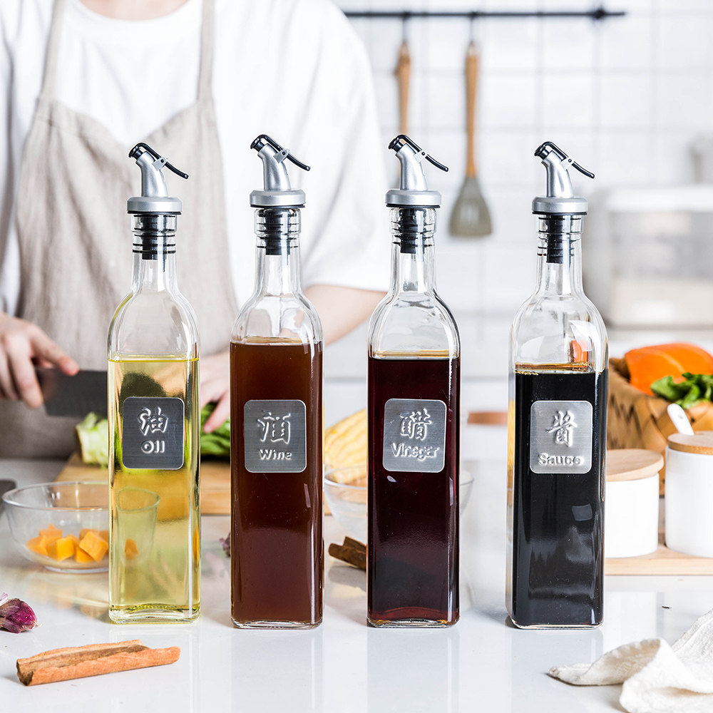 特价油瓶 玻璃 厨房_摩登主妇耐热玻璃油瓶防漏油壶大号调味瓶酱油瓶