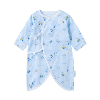 全棉时代 婴儿纱布蝶衣 连体服哈衣1件装
