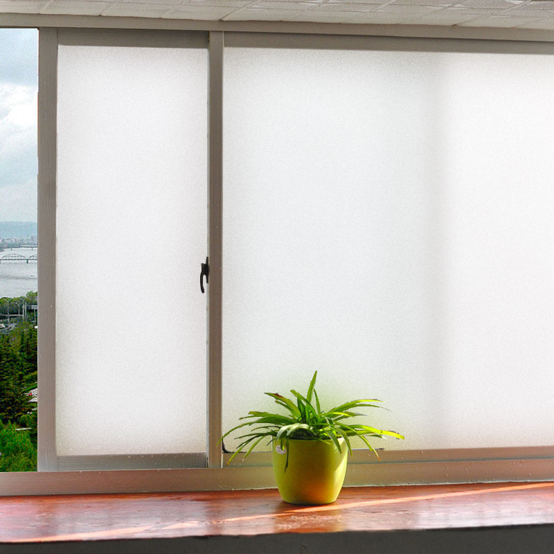 浴室_无胶窗户玻璃贴纸 透光不透明卫生间浴室玻璃门磨砂玻璃贴膜家用