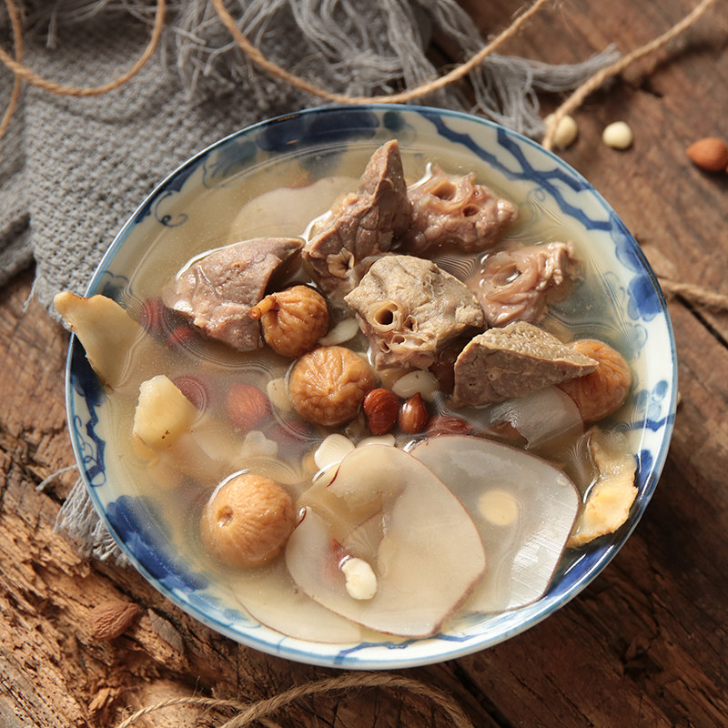 包邮 广东滋补人气煲汤材料无花果 南北杏猪肺汤料包炖汤补品药膳食材