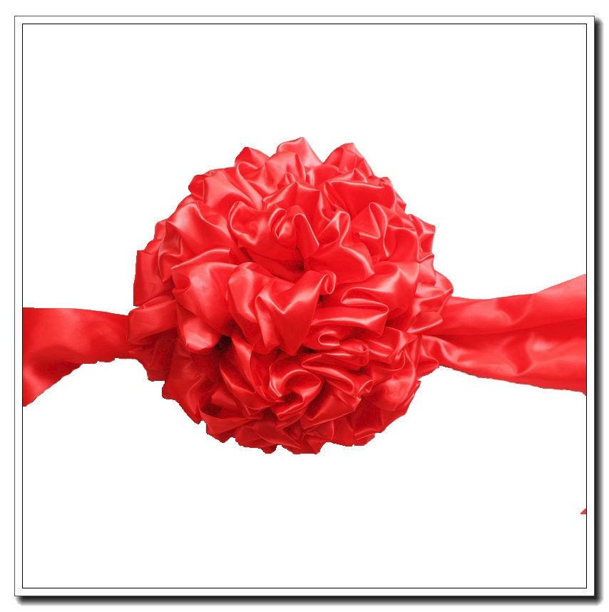 婚庆开业礼仪节日装饰大红花球剪彩用品套餐奠基牌匾绸缎花球